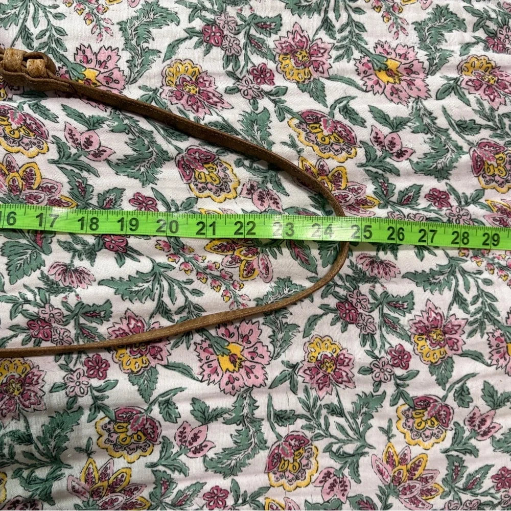 Sharif Brown Leather Crossbody Bag - Picture 9 of 10